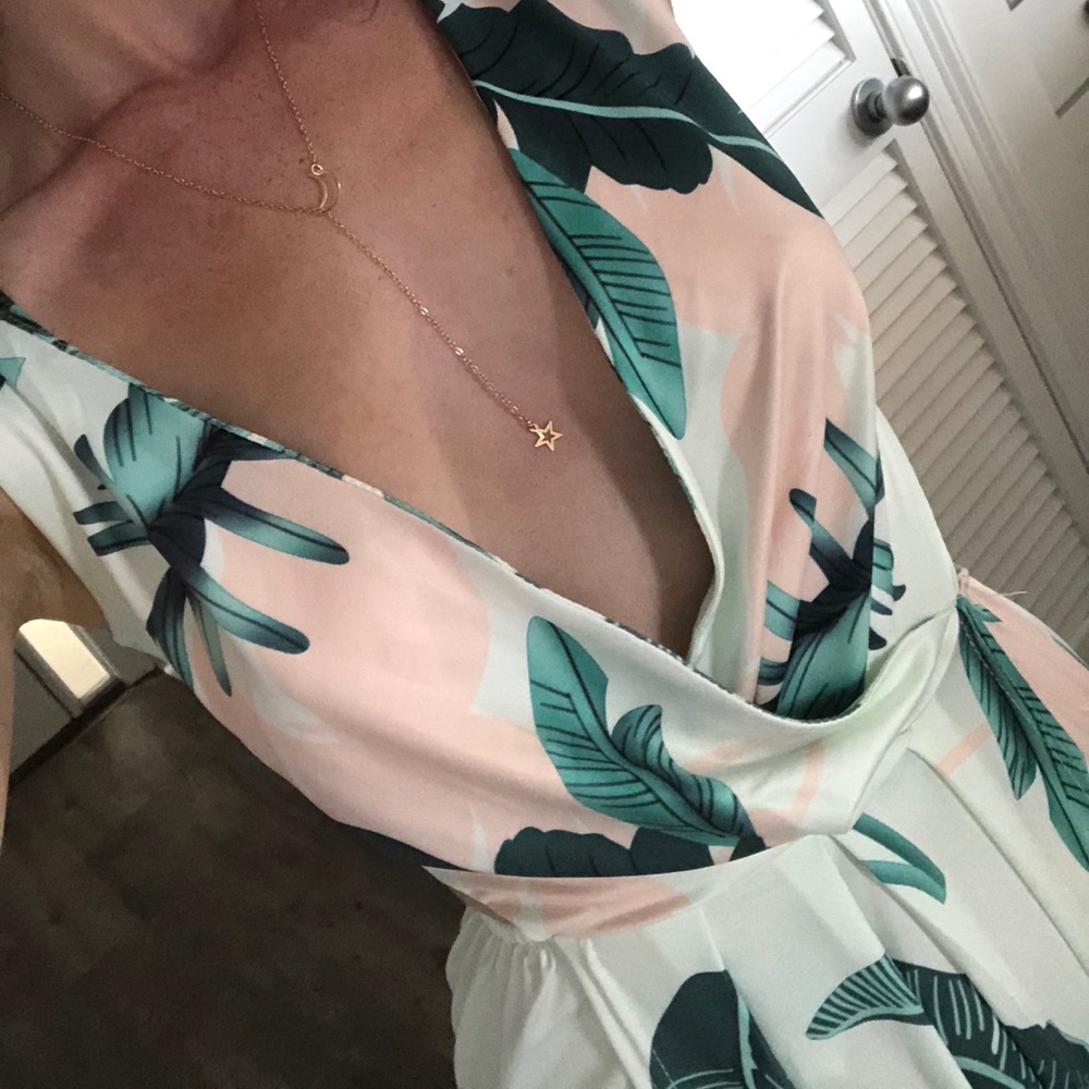Palm Leaf Maxi Dress - Picture 5 of 7